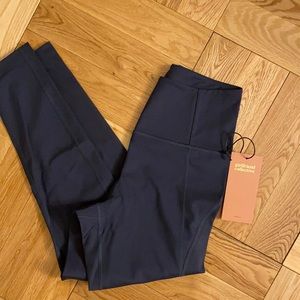 NWT Navy Girlfriend Collective Leggings
